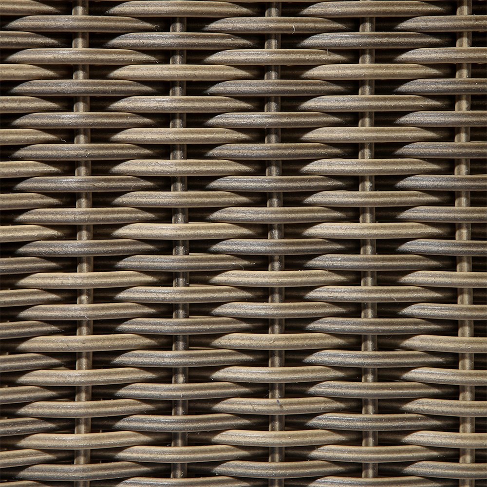 Bunbury Corner Set | Wood & Rattan Effect Weave | Natural | L2150cms x H80cms