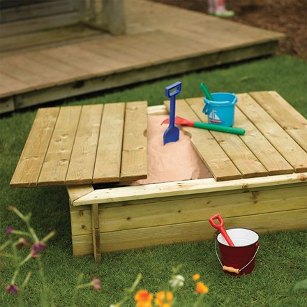 Sandpit with Lid | Wooden | H235cms x W120cms