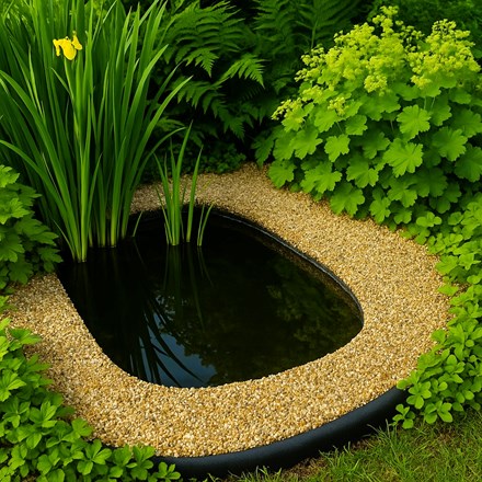 2.5m x 60cm Pre Packed Edging Stone Pond Liner