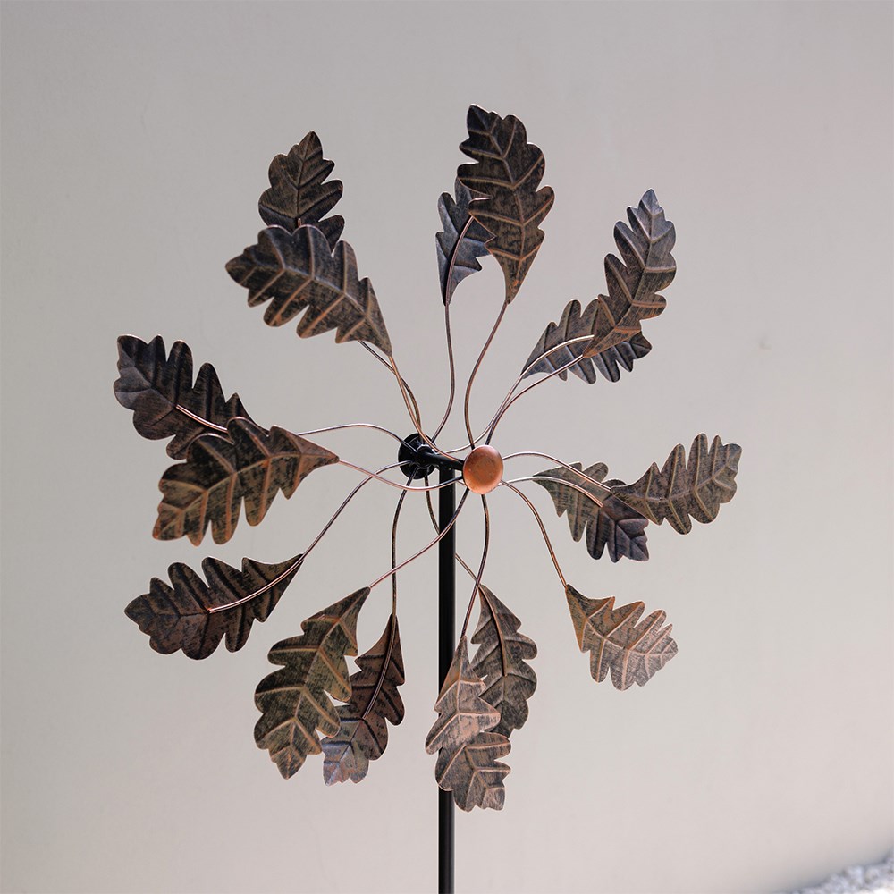 Leaf Wind Spinner - Gold
