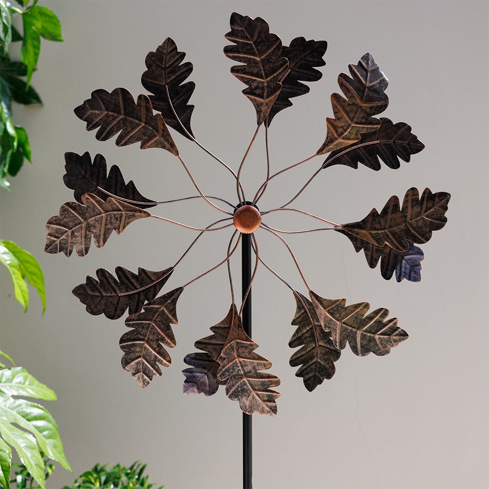 Leaf Wind Spinner - Gold