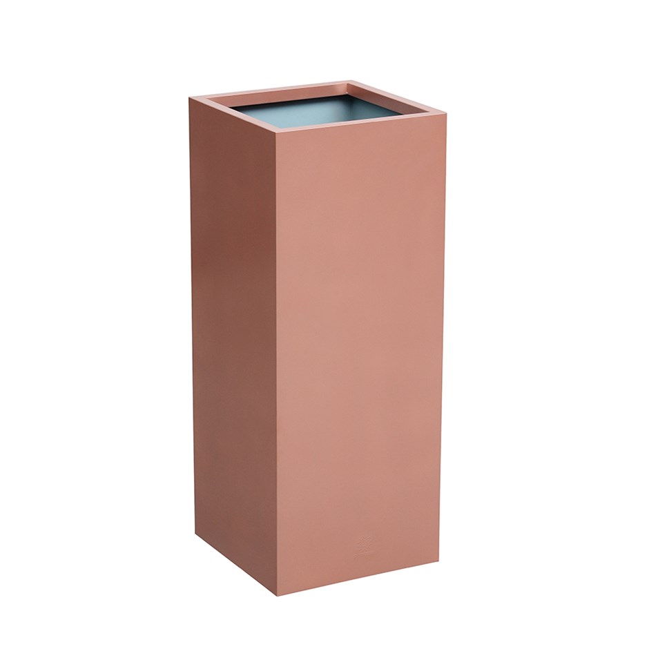 Copper Zinc Tall Square Planter