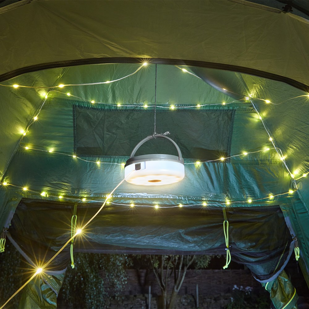 100 LEDs Solar Portable String Lights by Smart Garden
