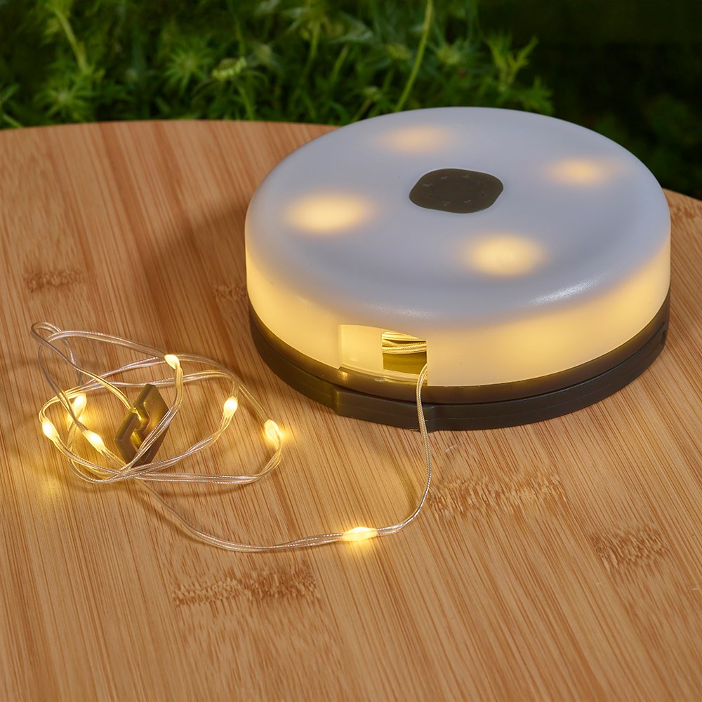 100 LEDs Solar Portable String Lights by Smart Garden