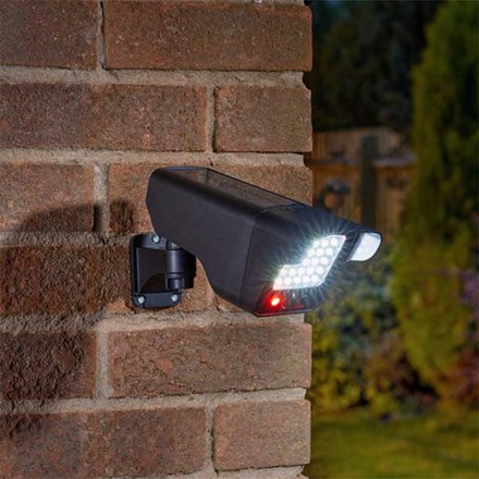 280L Solar PIR Floodlight and Decoy Camera by Smart Garden
