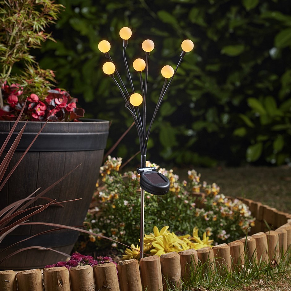 8 Stem GloGlobes Solar Lights Warm White by Smart Garden