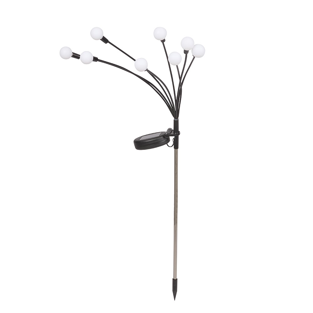 8 Stem GloGlobes Solar Lights Cool White by Smart Garden