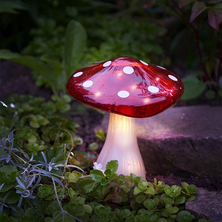Solar Mega Magic Mushroom Stake Light by Smart Garden