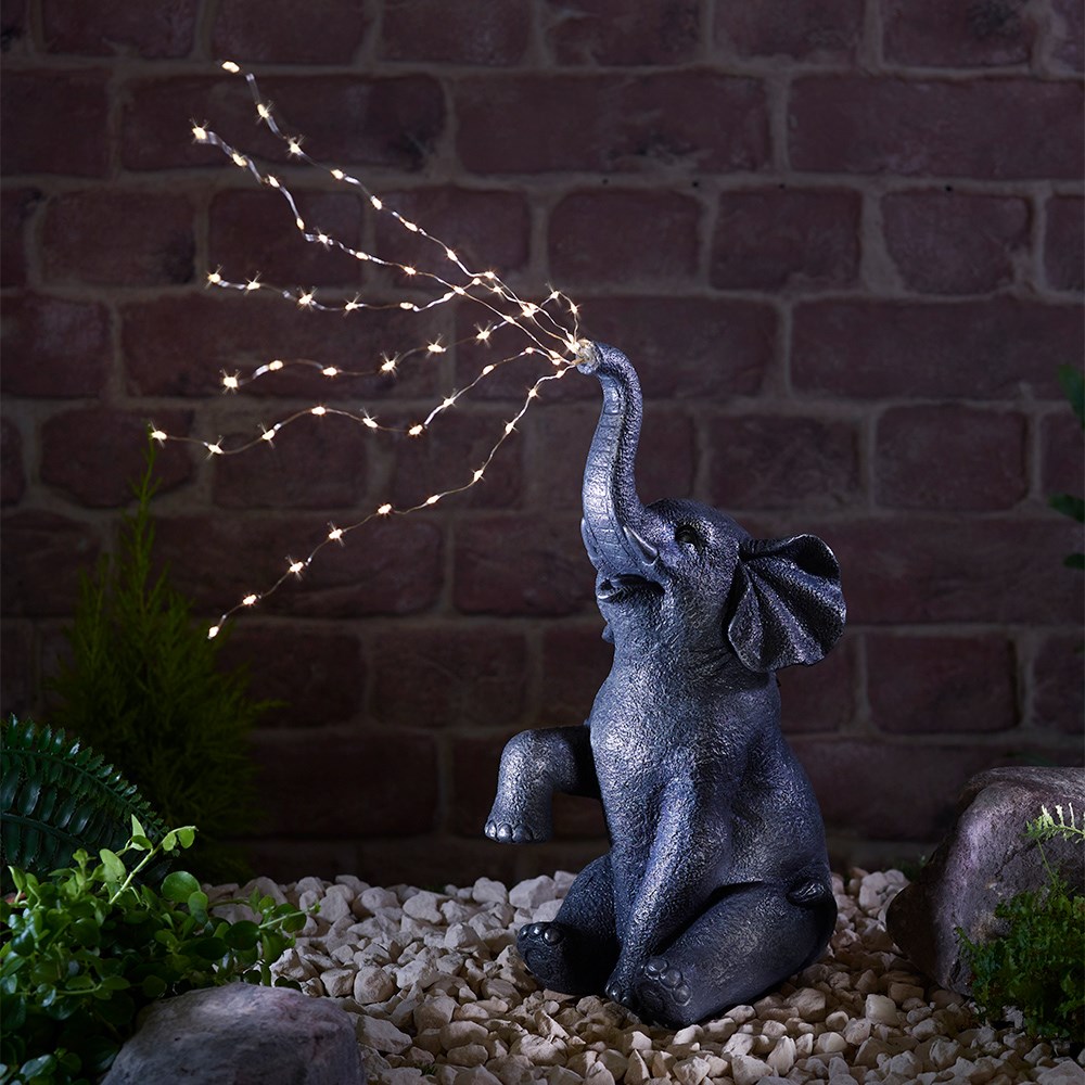 Solar Jumbo Jet Light Garden Decor by Smart Garden