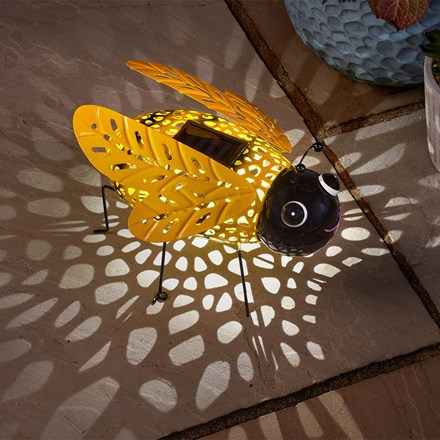 Solar Silhouette Buzzy Bee Light Decor by Smart Garden