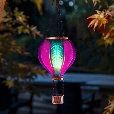 Aurora Flaming Balloon Solar Light Decor by Smart Garden