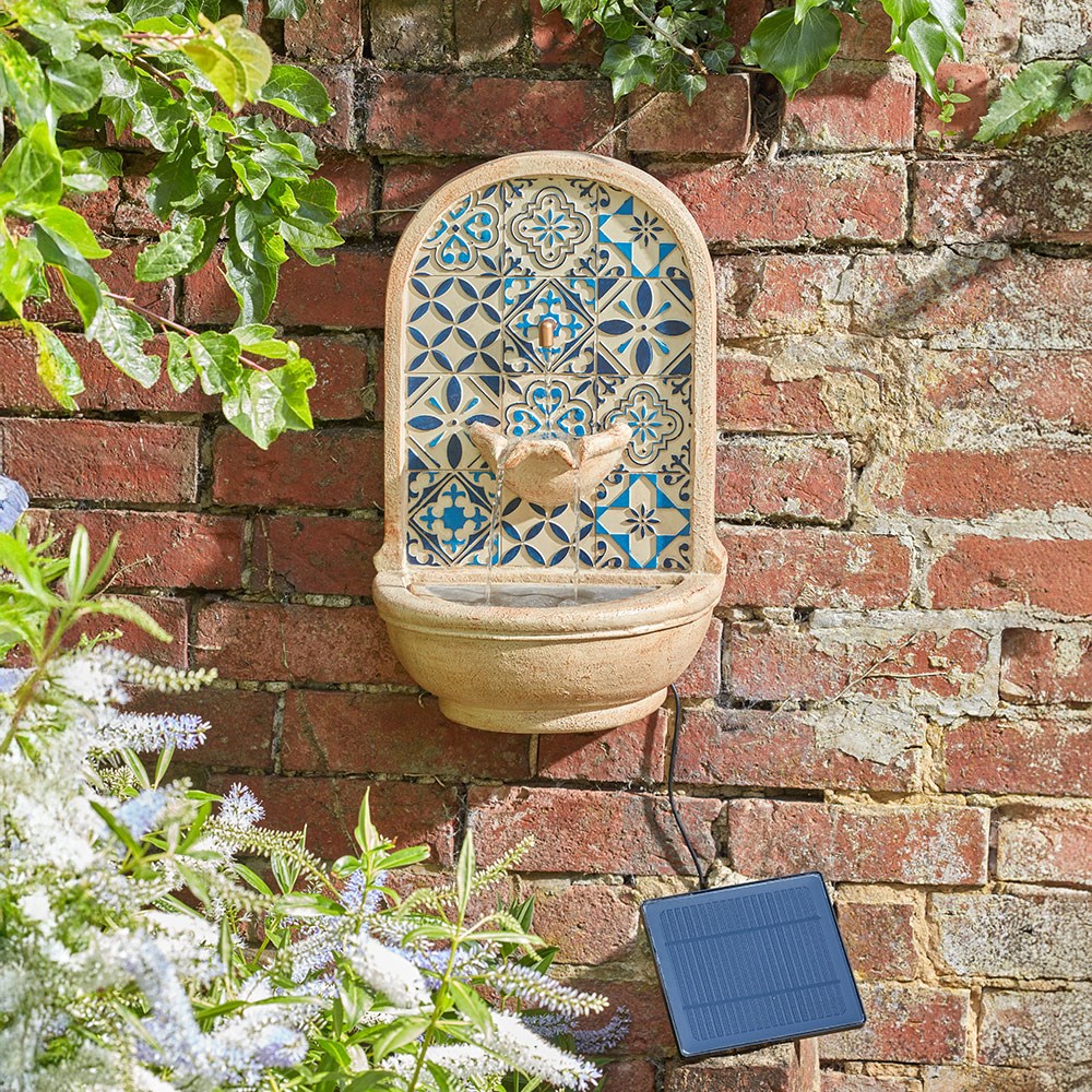 Aragon Solar Wall Fountain