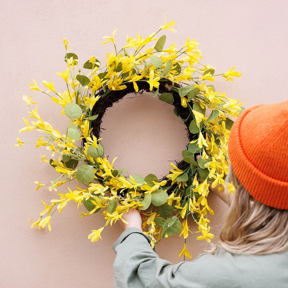 Artificial Wreath Sunshine Whirl 45cm