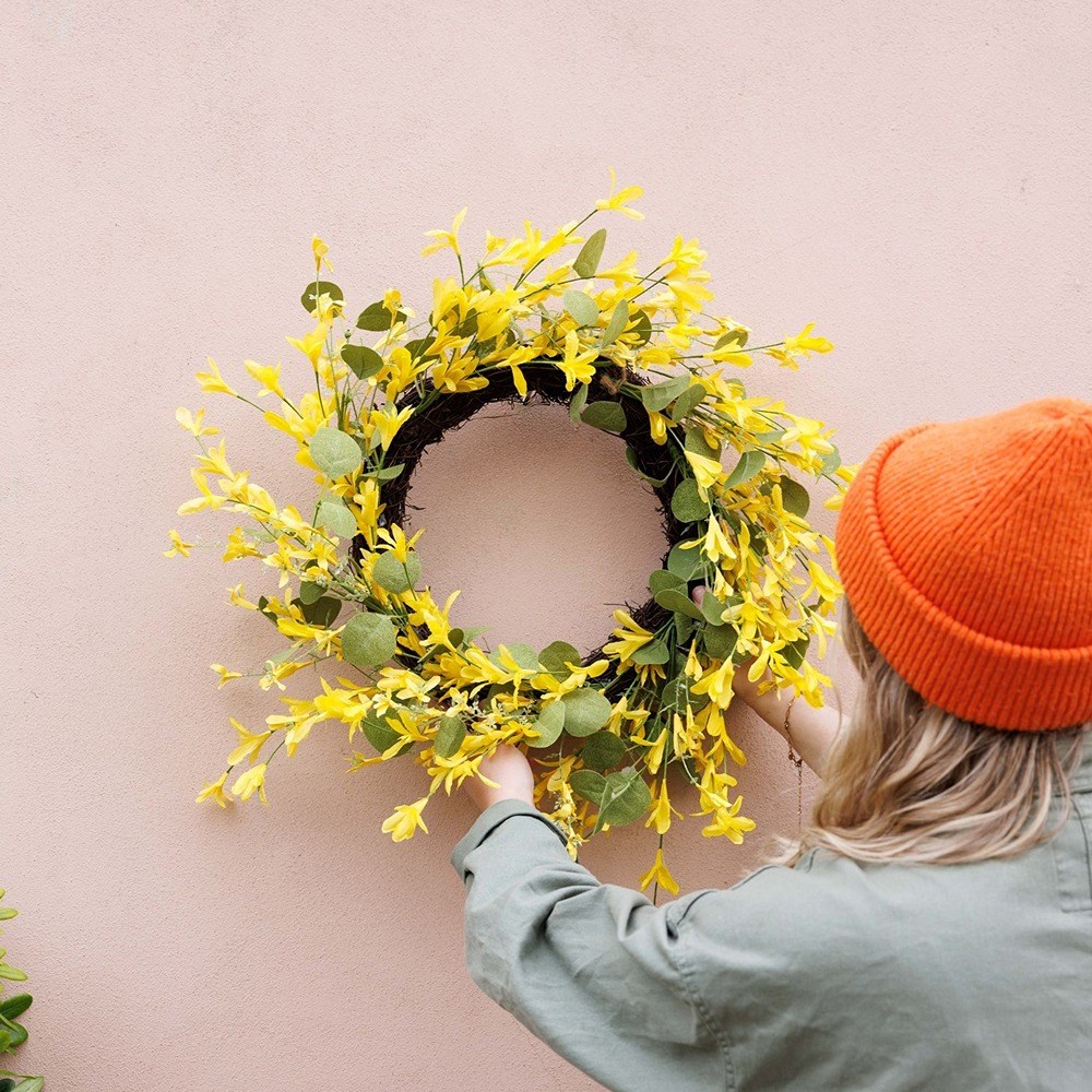 Artificial Wreath Sunshine Whirl 45cm