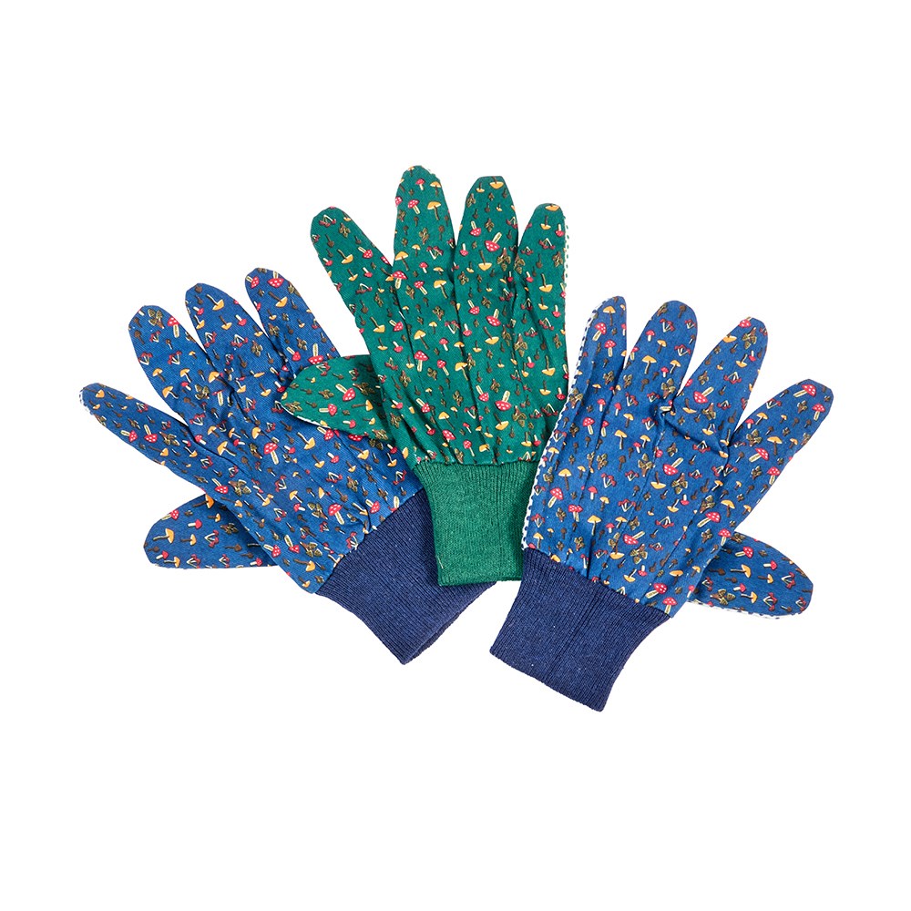 Triple Pack Cotton Grips Mushroom | Medium by Smart Garden