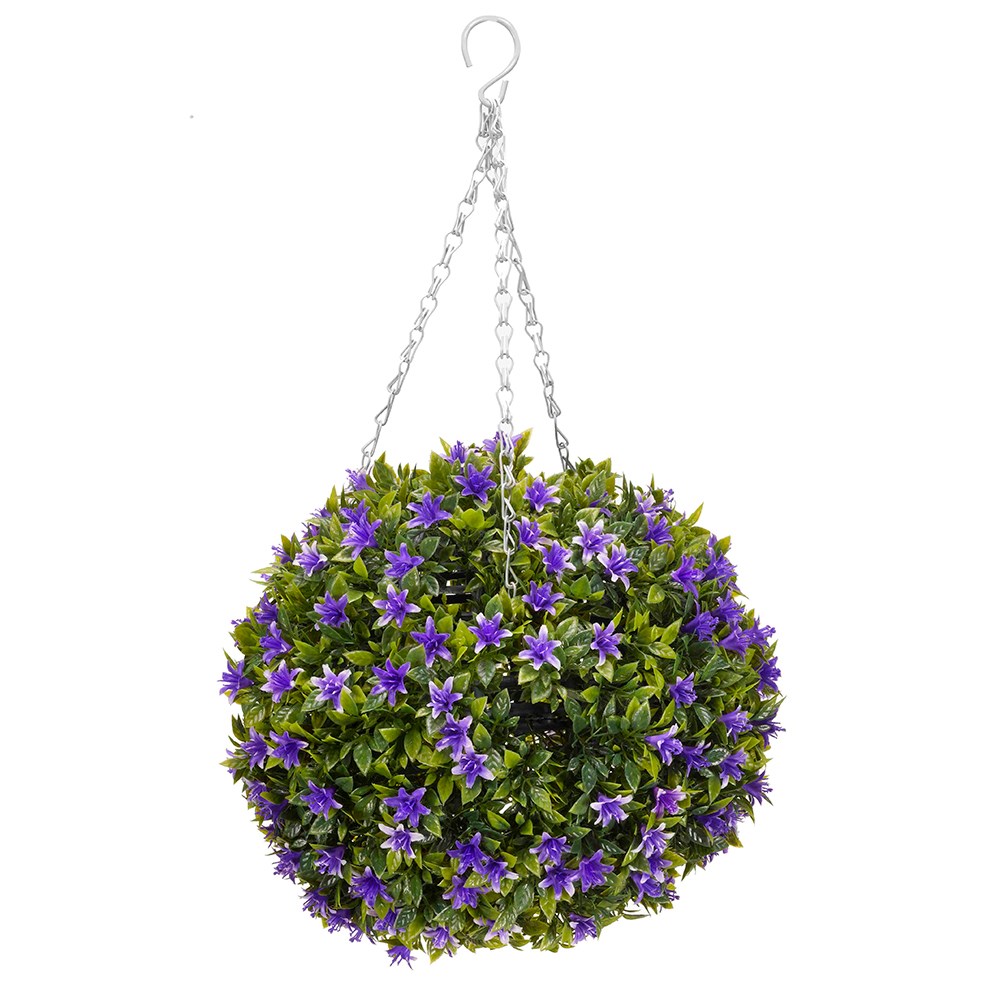Artificial Topiary Ball Lily Plant 30cm