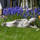 Reclining Buddha Garden Decor by Smart Garden