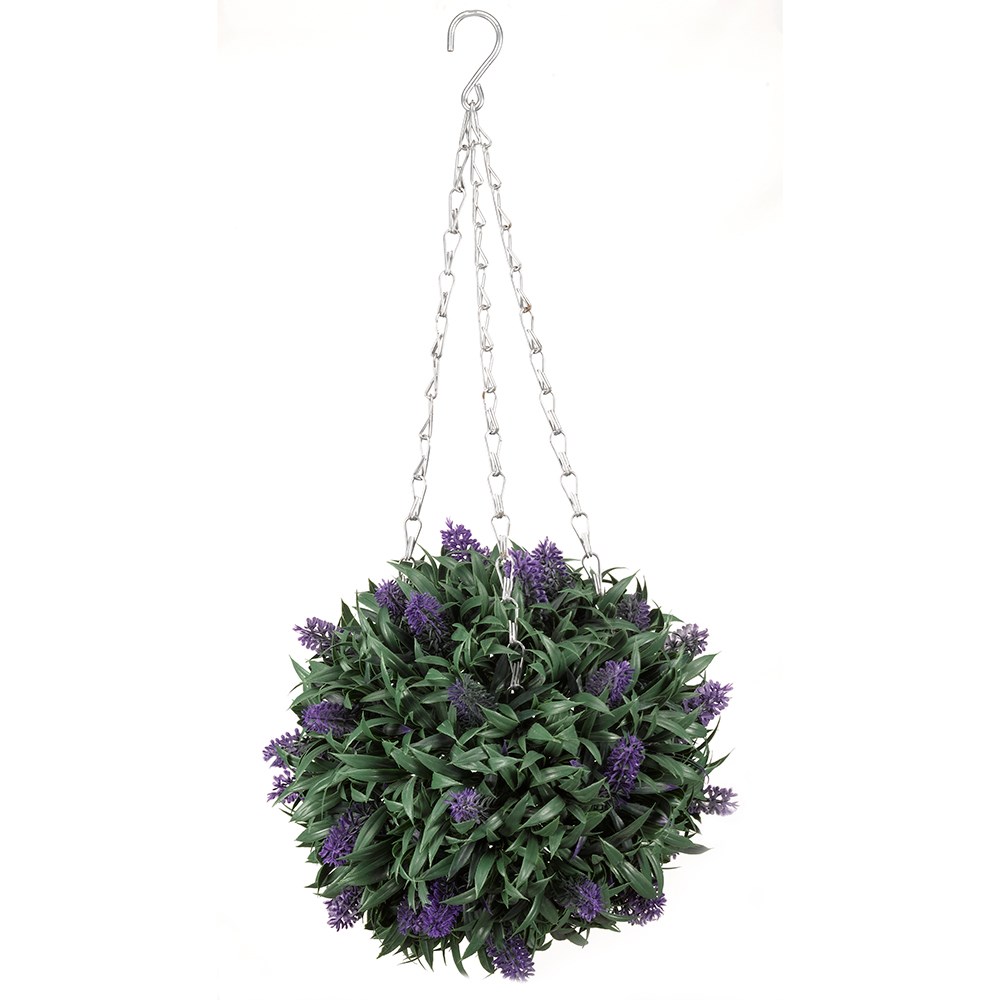 Artificial Topiary Ball Lavender 30cm