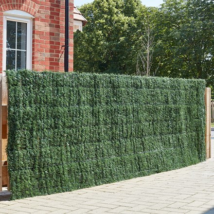 100 x 300cm Faux Grass Screen Fence Privacy by Smart Garden