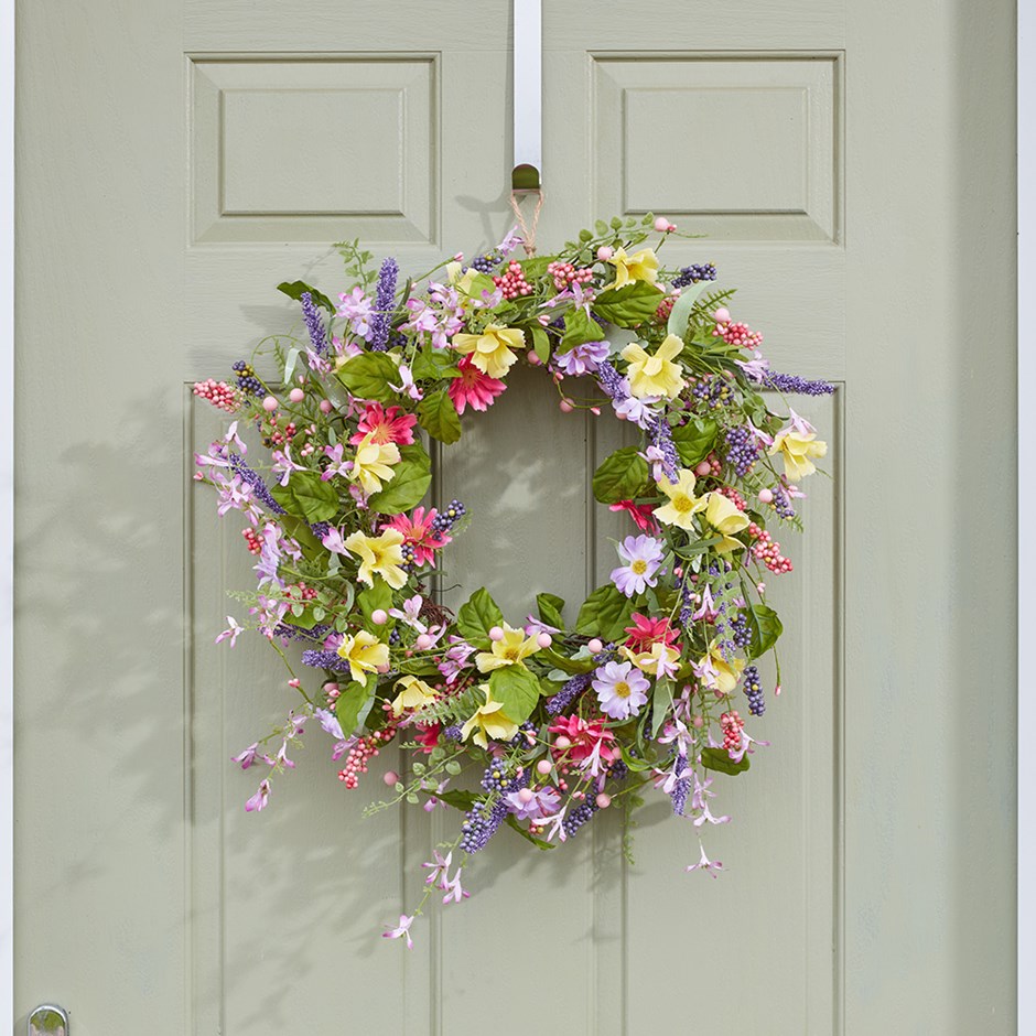 Artificial Wreath Spring Whirl 45cm