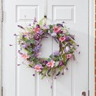 Artificial Wreath Lovely Lilac Whirl 45cm
