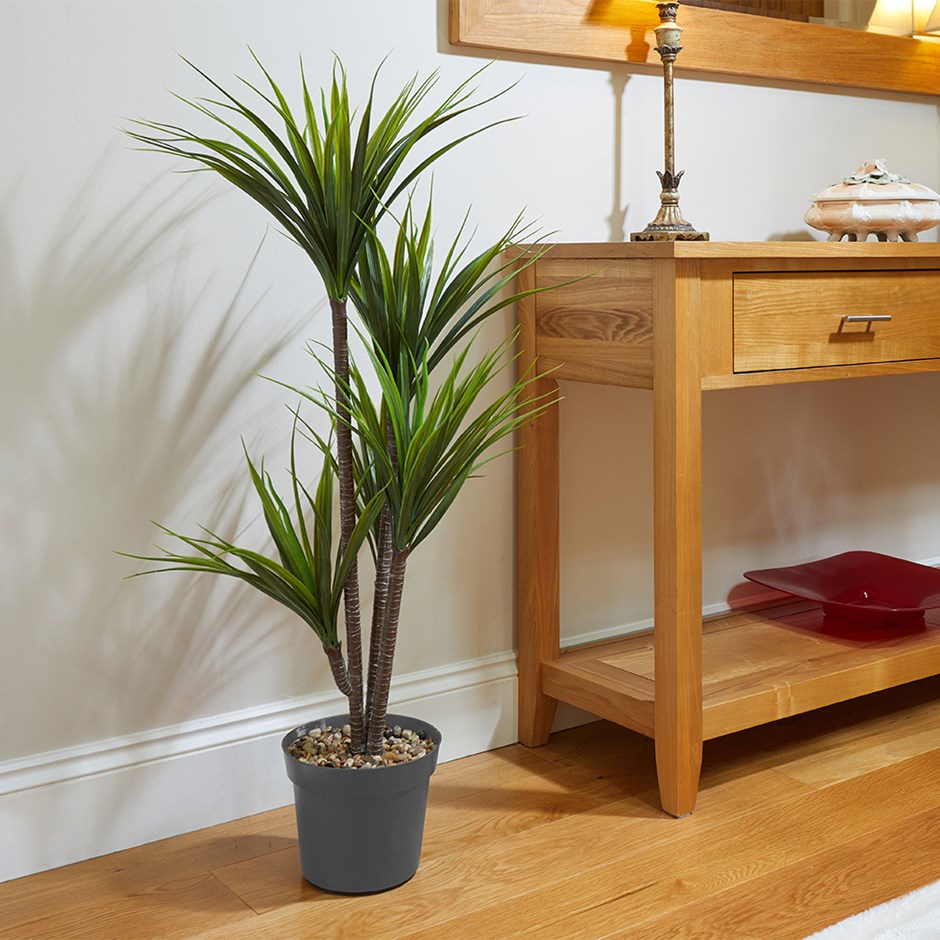 Artificial Dragon Tree Plant Indoor 105cm