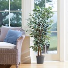 130cm Weeping Fig Artificial Indoor Plant by Smart Garden