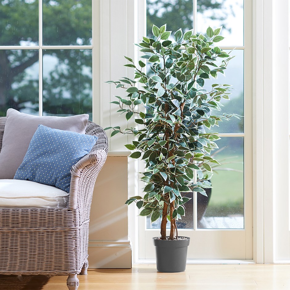 Artificial Weeping Fig Plant Indoor 130cm