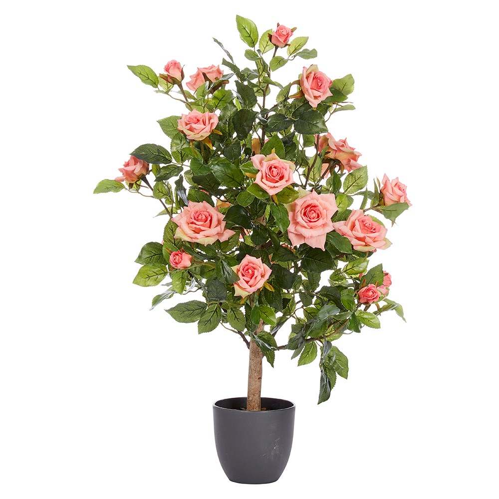 Regent's Roses Perfect Pink Artificial Plant 80cm