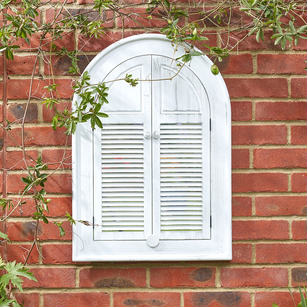 Louvre Home | Silvergris Style Garden Mirror by Smart Garden