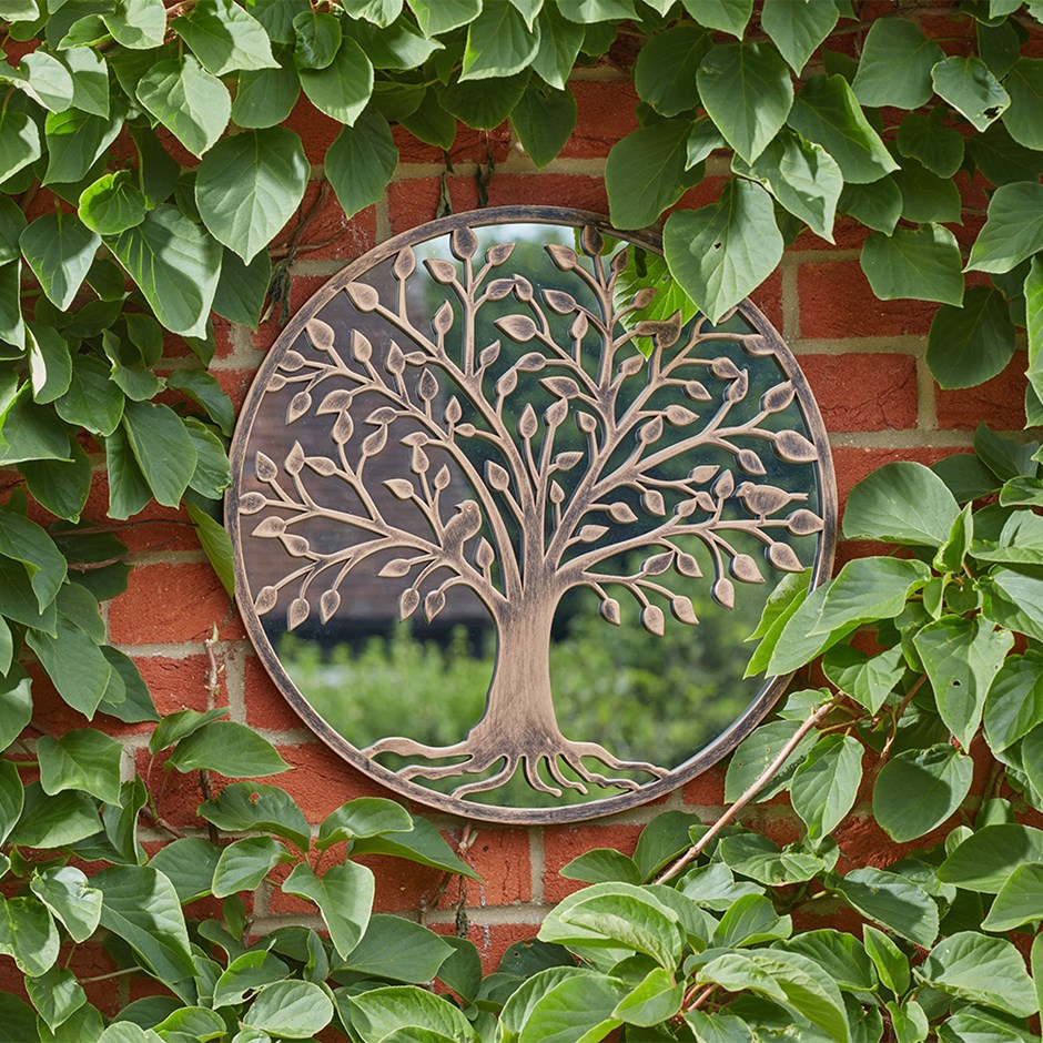 TreeFlection Home Large Garden Mirror Coppergris by Smart Garden