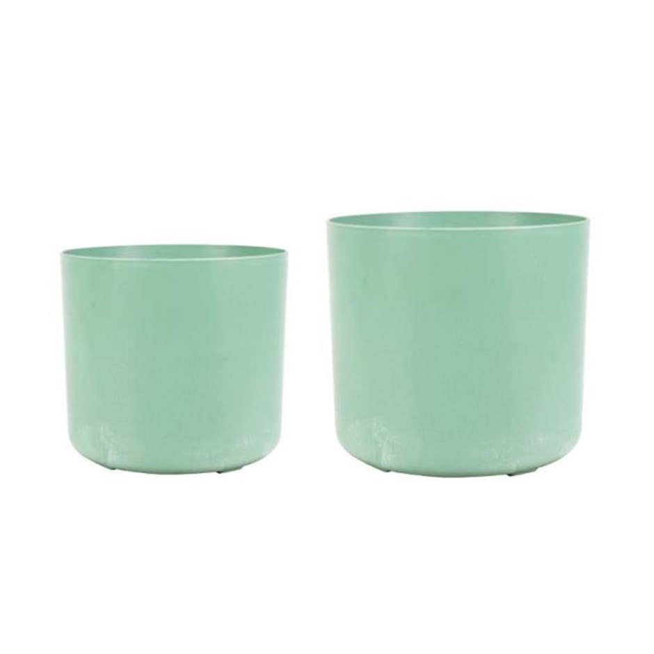 Celine Thyme Recycled Stone Round Planter