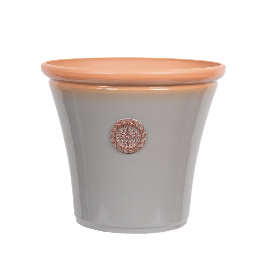 Chatsworth Grey Round Planter