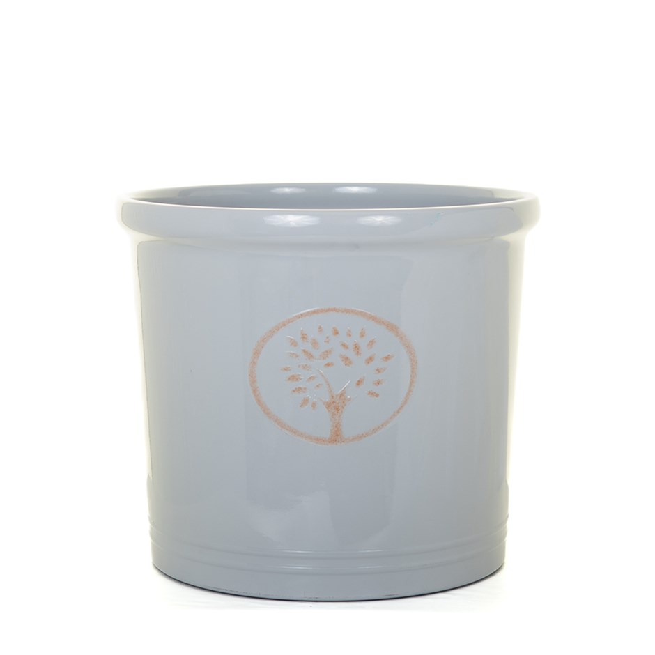 Cotswold Grey Round Cylinder Planter