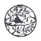 Pair Of Solar Wall Art Decor | Robin Design | H40cms x W40cms