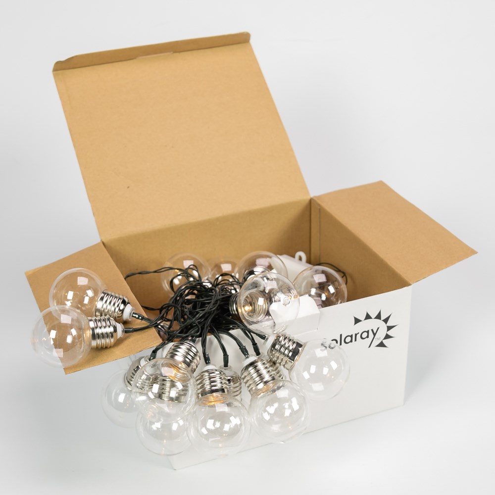 Battery Operated 30 Bulb Festoon String Lights 6 35M Warm White