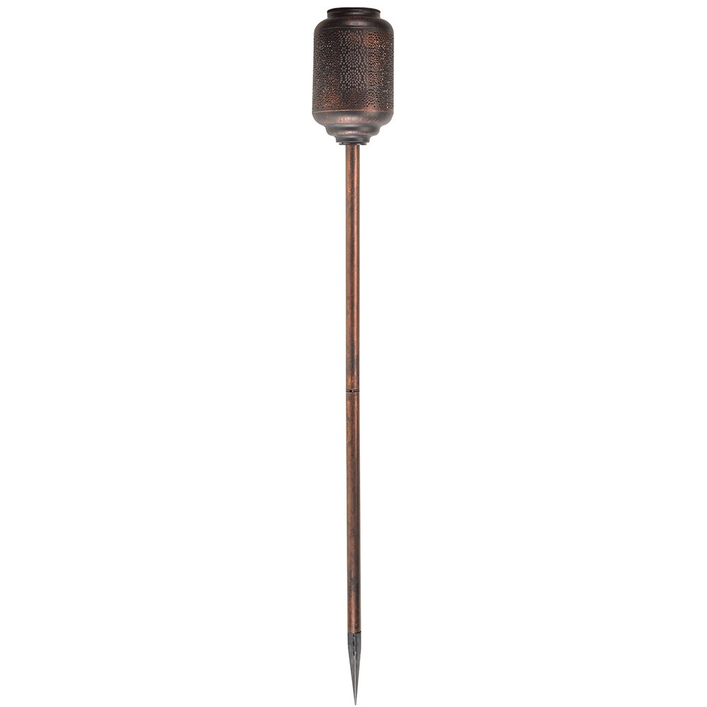 Pack 2 Tunis CoolFlame Metal Torch Solar Lights by Smart Garden