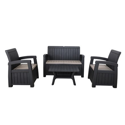 Faro Conversation Garden  Set | 4 Seater |  Polypropylene