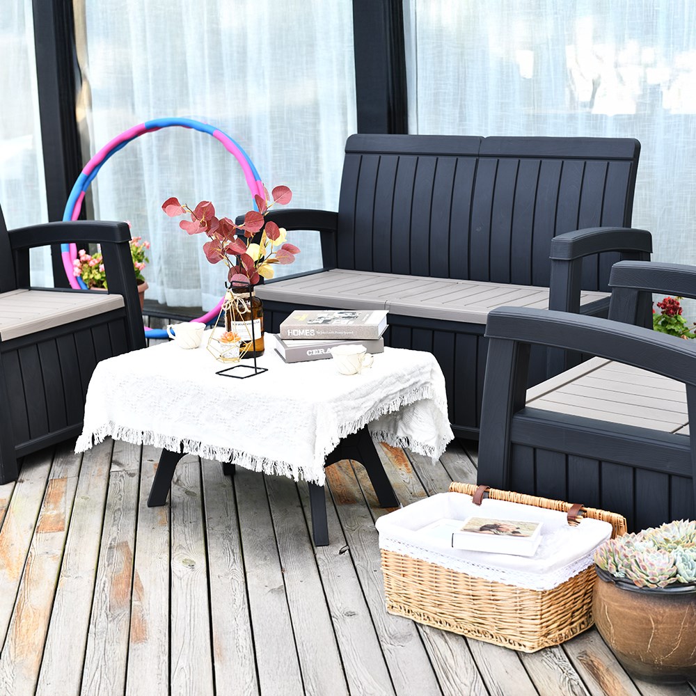 Faro Conversation Garden  Set | 4 Seater |  Polypropylene