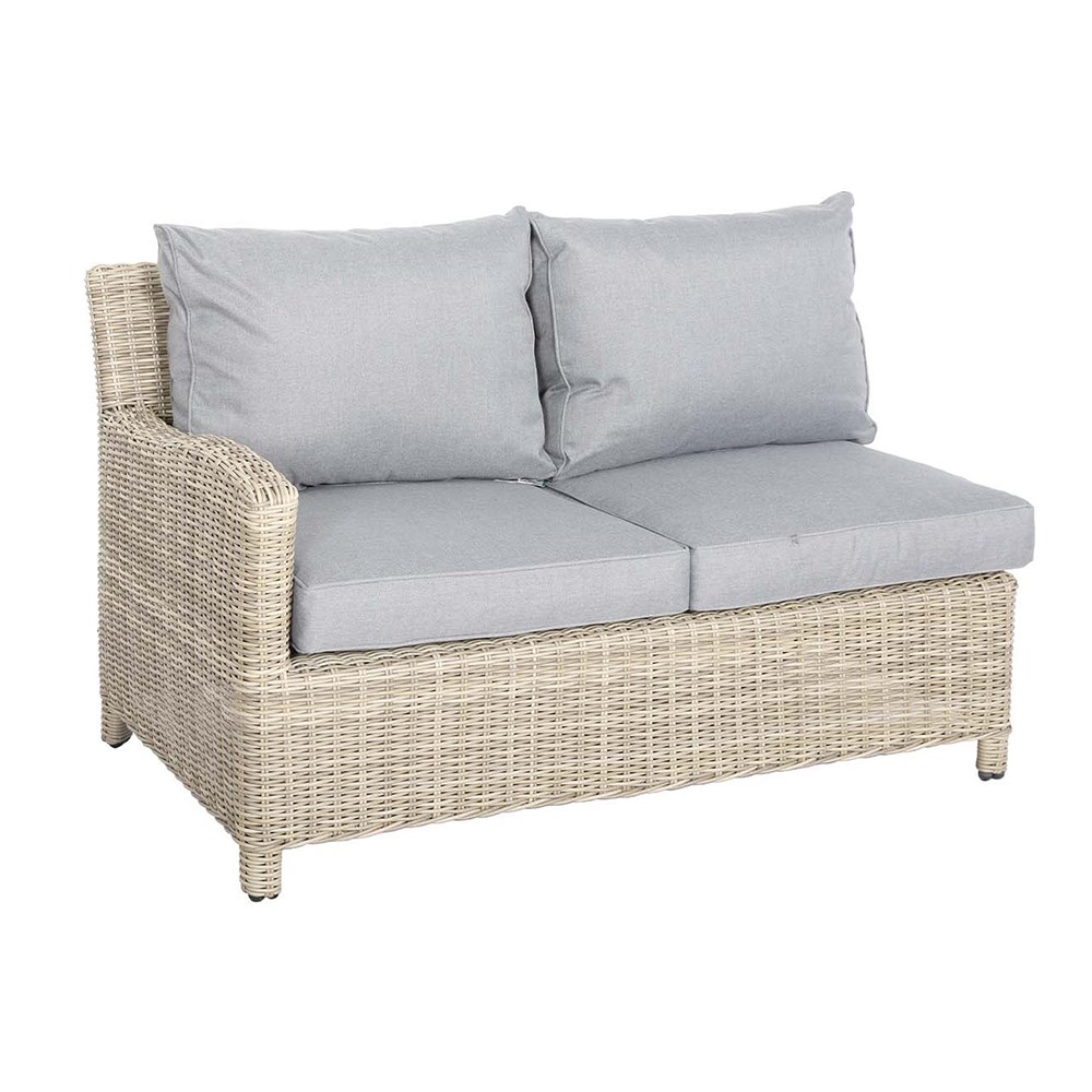 Wentworth Garden Deluxe Modular Corner Dining Set | 8 Seater | Synthetic Rattan