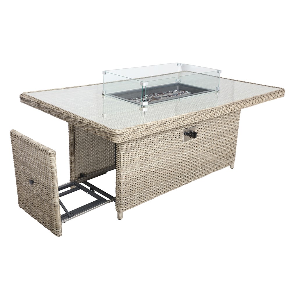 Wentworth Garden Deluxe Modular Corner Dining Set | 8 Seater | Synthetic Rattan