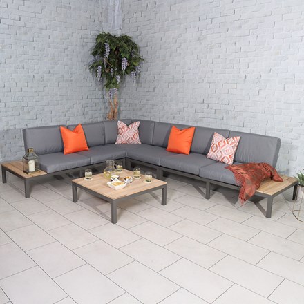 Aspen Garden Modular Set | 6 Seater | Teak