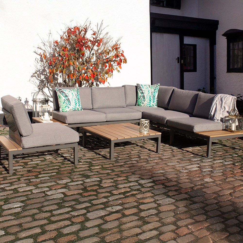Aspen Garden Modular Set | 6 Seater | Teak