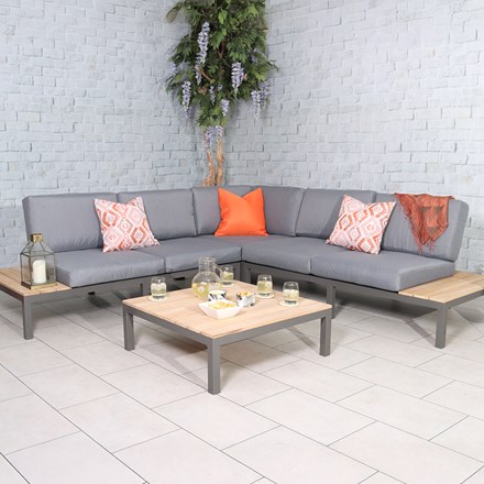 Aspen Garden Mini Modular Set | 5 Seater | Teak