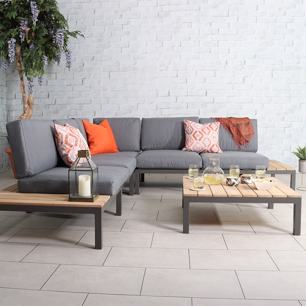 Aspen Garden Mini Modular Set | 5 Seater | Teak