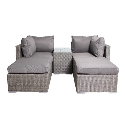 Paris Garden Multi Relaxer Set | 4 Seater | Synthetic Rattan