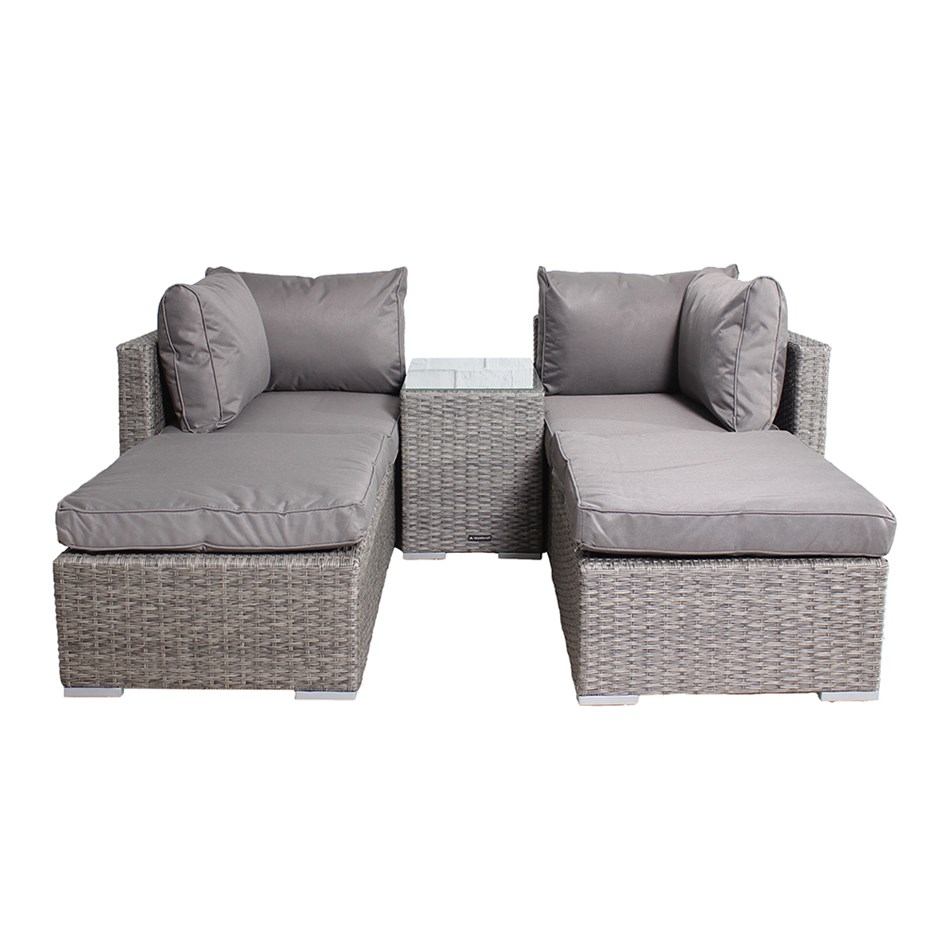 Paris Garden Multi Relaxer Set | 4 Seater | Synthetic Rattan