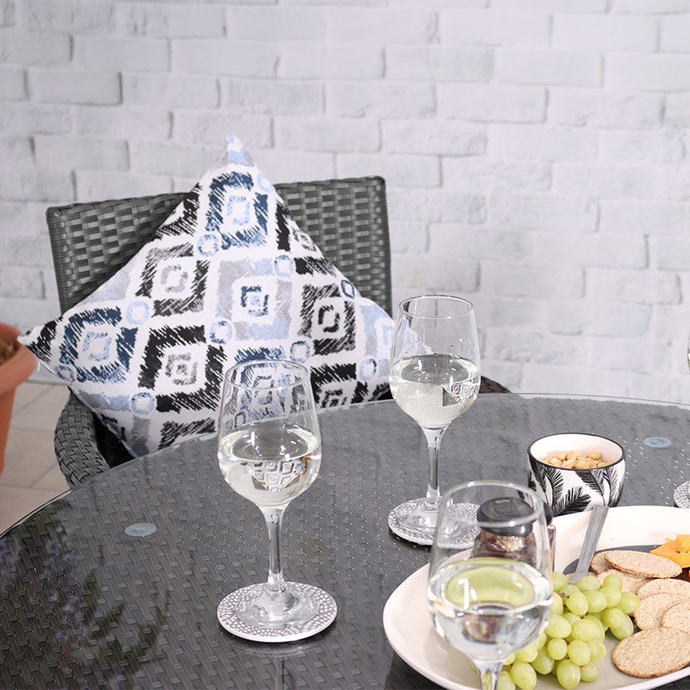 Nevada Grey Round Dining Set