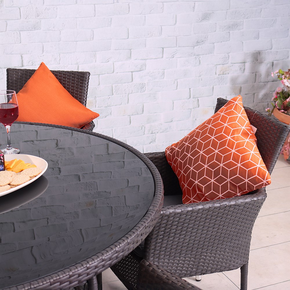 Malaga Garden Stacking Dining Set | 6 Seater | Synthetic Rattan