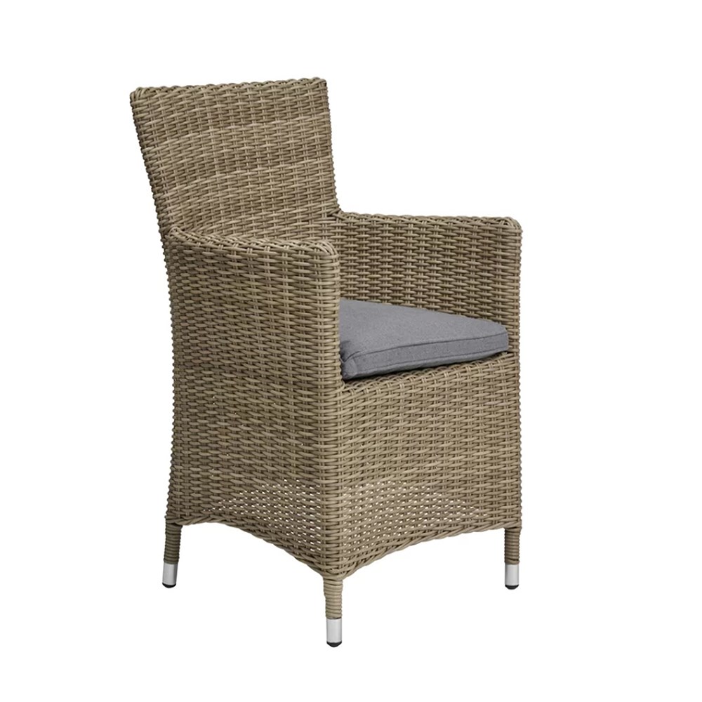 Wentworth Garden Round Carver Bistro Set | 2 Seater | Synthetic Rattan